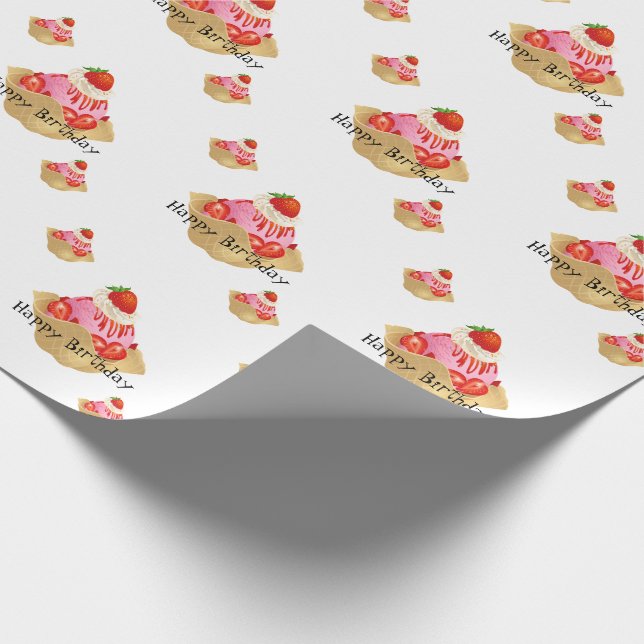 Papier Cadeau Papier d'enveloppement d'anniversaire (Coin)