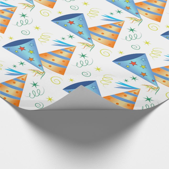 Papier Cadeau Papier d'enveloppement d'anniversaire (Coin)