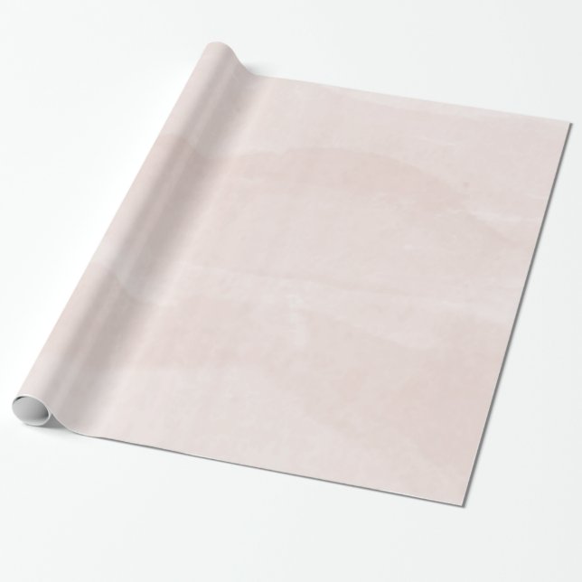 Papier Cadeau Papier d'enveloppement d'aquarelle Pastel de sable (Déroulé)