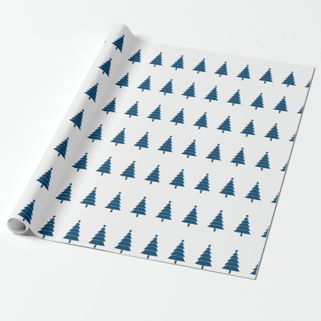 Papier Cadeau Papier d'enveloppement d'arbre de Noël (Déroulé)