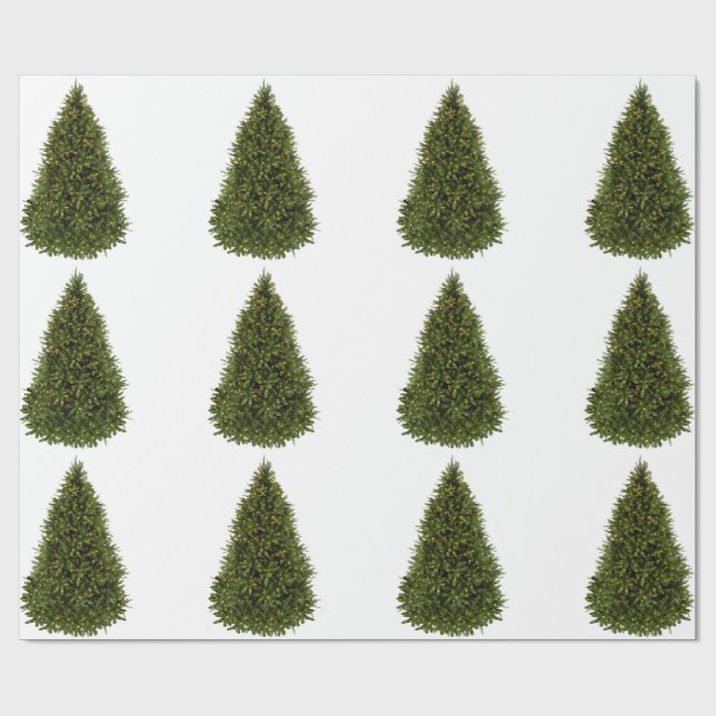 Papier Cadeau Papier d'enveloppement d'arbre de Noël (Plat)