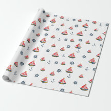 Papier d'enveloppement d'aventure nautique