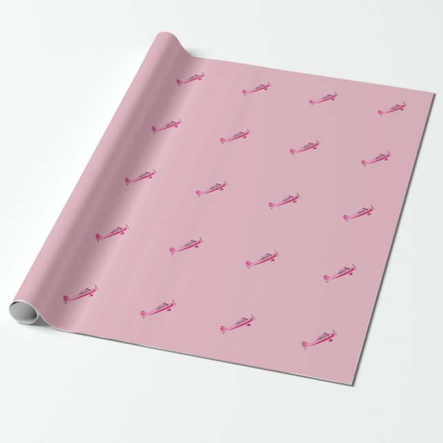 Papier Cadeau Papier d'enveloppement d'avion de Super Décathlon  (Déroulé)