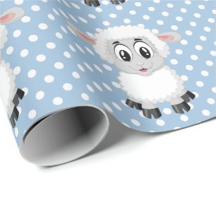 Papier Cadeau Papier d'enveloppement de Baby shower de petit agn