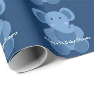 Papier Cadeau Papier d'enveloppement de Baby shower personnalisé