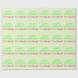 Papier Cadeau Papier d'enveloppement de base 20e anniversaire pe