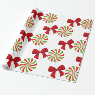 Papier Cadeau Papier d'enveloppement de bonbon de Noël personnal