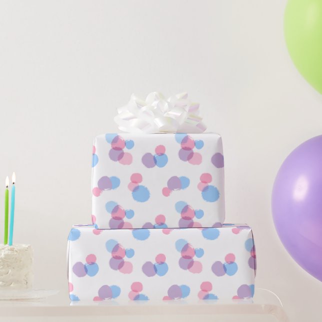 Papier Cadeau Papier d'enveloppement de brosse Pastel (Cadeaux de fête)