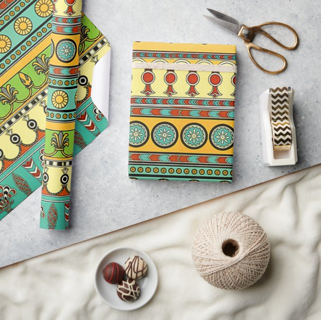 Papier Cadeau Papier d'enveloppement de cadeaux assyriens (Artisanat)