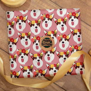 Papier Cadeau Papier d'enveloppement de cartons rose Pembroke We