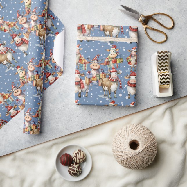 Papier Cadeau Papier d'enveloppement de chaudière de Noël (Artisanat)