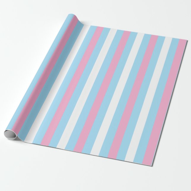 Papier Cadeau Papier d'enveloppement de couleurs trans (Déroulé)