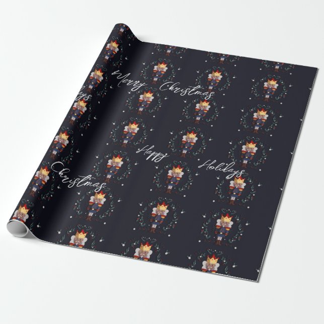 Papier Cadeau Papier d'enveloppement de craquelins britanniques (Déroulé)