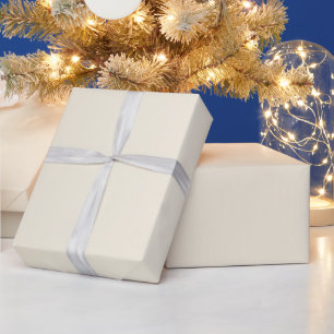 Papier Cadeau Papier d'enveloppement de crème perle