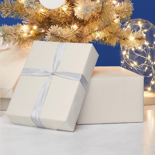 Papier Cadeau Papier d'enveloppement de crème perle (Vacances)