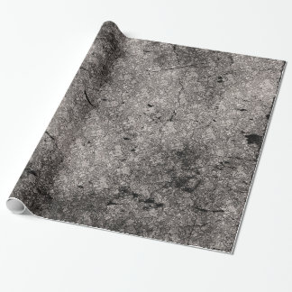 Papier Cadeau Papier d'enveloppement de damas Goth en argent