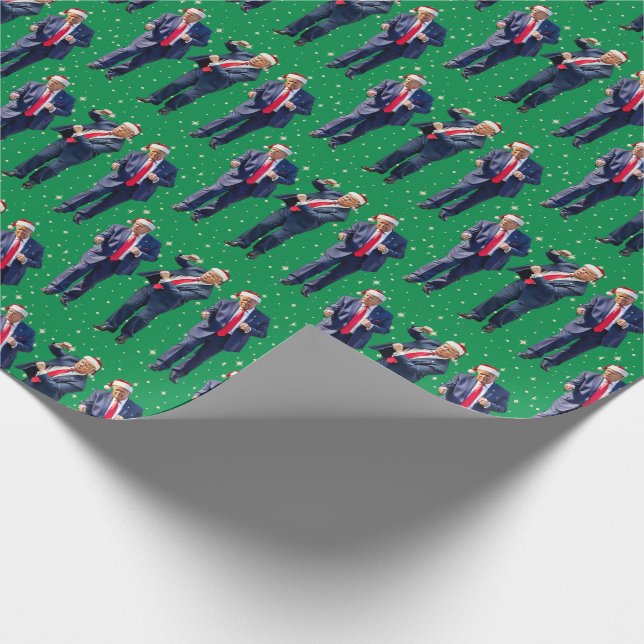 Papier Cadeau Papier d'enveloppement de danse de Trump | Envelop (Coin)