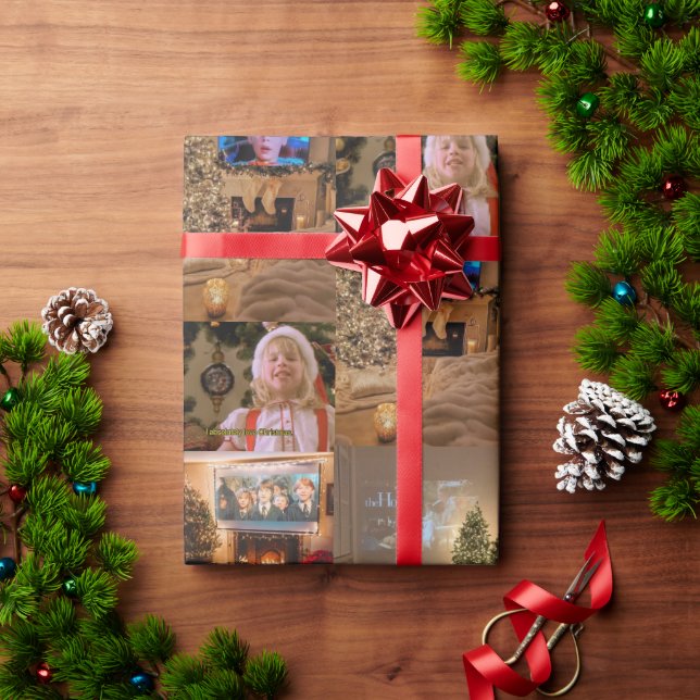 Papier Cadeau Papier d'enveloppement de films de Noël (Cadeau de vacances)