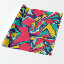Papier d'enveloppement de formes folles
