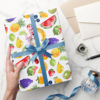 Papier Cadeau Papier d'enveloppement de fruits Twotti Frutti