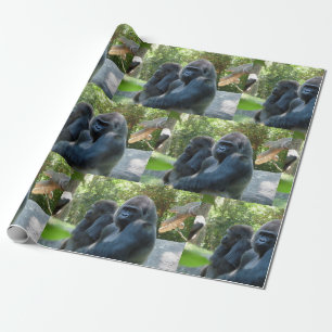 Papier Cadeau Papier d'enveloppement de Gorilla