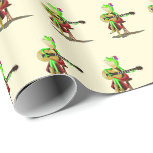 Papier Cadeau Papier d'enveloppement de grenouille du Lecteur de