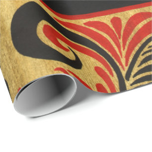 Papier Cadeau Papier d'enveloppement de hohlome russe