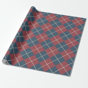 Papier Cadeau Papier d'enveloppement de Jacquard patriotique