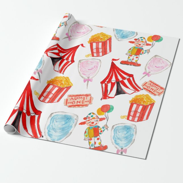Papier Cadeau Papier d'enveloppement de la fête des enfants du C (Déroulé)