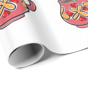 Papier Cadeau Papier d'enveloppement de la fête des mères