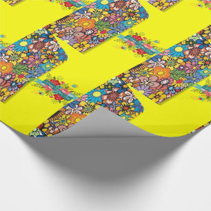 Papier Cadeau Papier d'enveloppement de la fête des mères