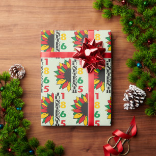 Papier Cadeau Papier d'enveloppement de la fête du 18e siècle