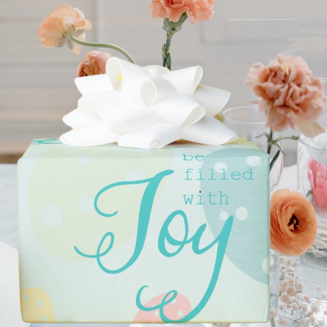 Papier Cadeau Papier d'enveloppement de la joie de Pâques (Créateur téléchargé)