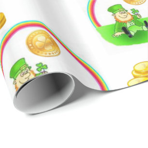 Papier Cadeau Papier d'enveloppement de la Saint-Patrick