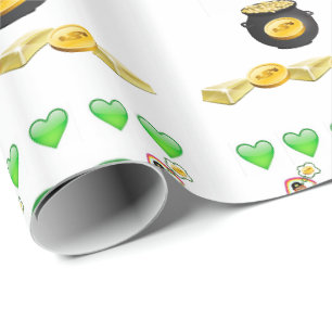 Papier Cadeau Papier d'enveloppement de la Saint-Patrick