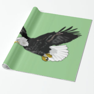 Papier Cadeau Papier d'enveloppement de l'aigle chauve américain