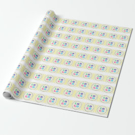 Papier Cadeau Papier d'enveloppement de logo personnalisable pou