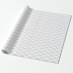 Papier Cadeau Papier d'enveloppement de masque de visage