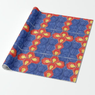 Papier Cadeau Papier d'enveloppement de Matte Motif Cross