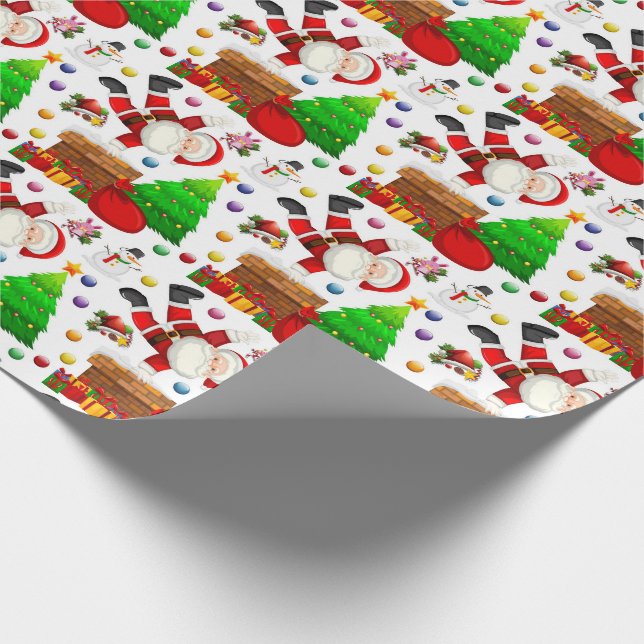 Papier Cadeau Papier d'enveloppement de Noël (Coin)