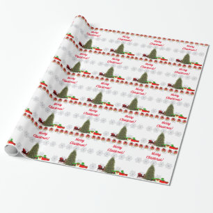 Papier Cadeau Papier d'enveloppement de Noël