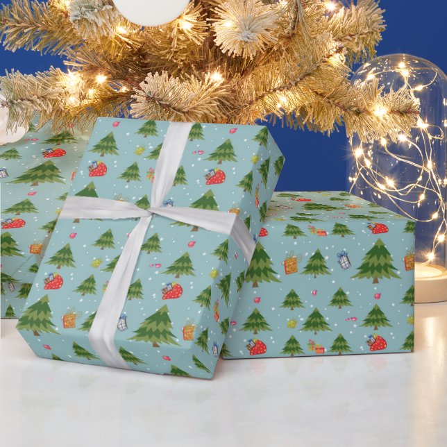 Papier Cadeau Papier d'enveloppement de Noël (Vacances)