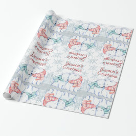 Papier Cadeau Papier d'enveloppement de Noël