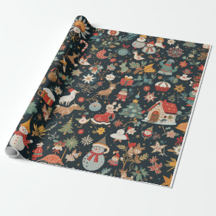 Papier Cadeau Papier d'enveloppement de Noël 30 pouces x 15 pied