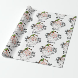 Papier Cadeau Papier d'enveloppement de Noël à Père Noël