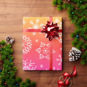 Papier Cadeau Papier d'enveloppement de Noël Arc-en-ciel moderne