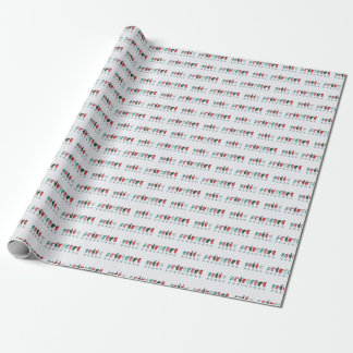 Papier Cadeau Papier d'enveloppement de Noël ASL Joyeux