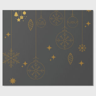 Papier Cadeau Papier d'enveloppement de Noël, Cadeaux verts et o