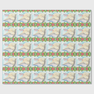 Papier Cadeau Papier d'enveloppement de Noël de coquillages