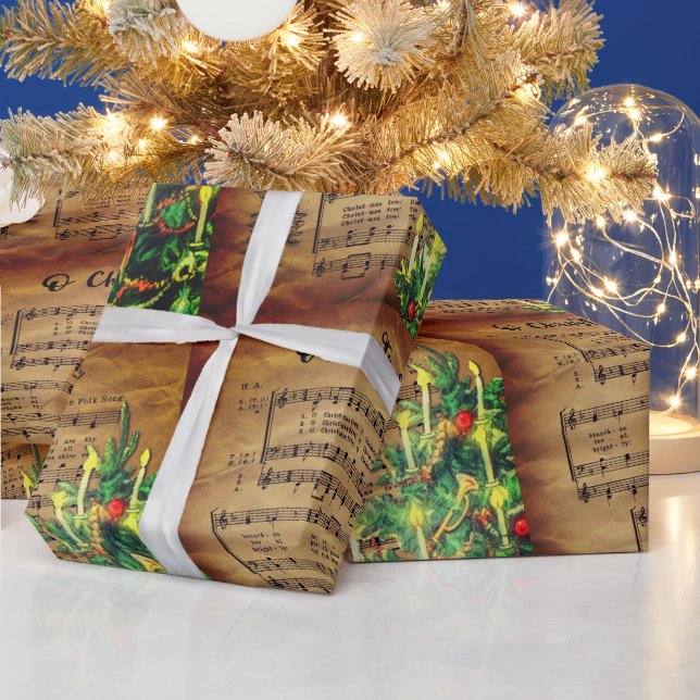 Papier Cadeau Papier d'enveloppement de Noël de l'Arbre à Chanso (Vacances)